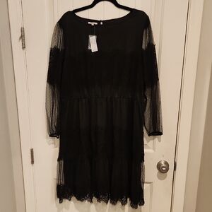 Maurices Black Long Sleeve Dress